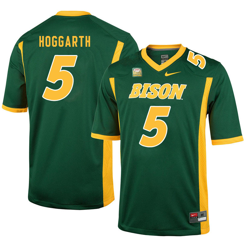 Men #5 Ben Hoggarth North Dakota State Bison College Football Jerseys Sale-Green